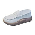thumbnail image 4 of stanreset Chaussures Décontractées pour Femmes Confortables à Enfiler Chaussures à Plateforme Souples pour Marche Intérieure Extérieure Beige 35, 4 of 9