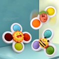 thumbnail image 2 of 3 piezas niño niños baño ventosa Spinner ventosa Animal natación juguete bebé juguetes de baño para niños divertido niño sonajeros mordedor Tan Jianjun  unisex, 2 of 2