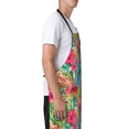 thumbnail image 3 of Naloa Peacock Feathers And Flowers Apron Kitchen Aprons with Pockets for Women Men Chef, 3 of 8