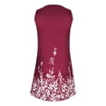 thumbnail image 5 of JINMGG 2026 Summer Dresses under $10.00 Womens Fashion Summer Sleeveless Round Neck Printed Dress, 5 of 6