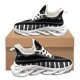 thumbnail image 1 of Zapatillas deportivas con estampado de notas de piano en blanco y negro para mujer, moda de enfermera, zapatos de tenis para otoño e invierno, para trabajo al aire libre, transpirables y suaves., 1 of 6