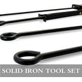 thumbnail image 5 of INNO STAGE Firewood Log Rack Double Layer with Fireplace 4 Tools Set Fire Wood Bin Holder for Indoor Outdoor Tool Kit Storage - No Screws are Required for Assembly !, 5 of 5