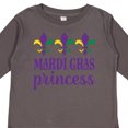 thumbnail image 4 of Inktastic Mardi Gras Princess Girls Long Sleeve Toddler T-Shirt, 4 of 5