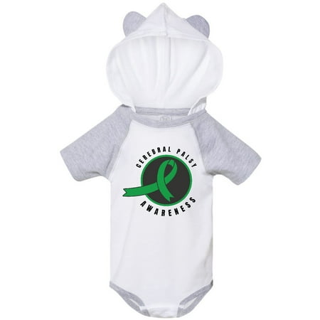 

Inktastic Cerebral Palsy Awareness Green Ribbon Badge Gift Baby Boy or Baby Girl Bodysuit