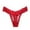 Red, variant on Panties for Women,Elegant Lace Thong Panties for Women Comfortable Stretch Seamless Underwear Apparel,Womens Underwear,Beige,2XL