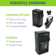 thumbnail image 5 of Wasabi Power Battery (2-Pack) and Charger for Kodak LB-060, 5 of 9
