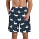 thumbnail image 1 of Fotbe Cartoon Swan Trajes de Baño Estampados para Hombre, Shorts de Verano de Secado Rápido, Ropa de Playa, Bañadores-Large, 1 of 6