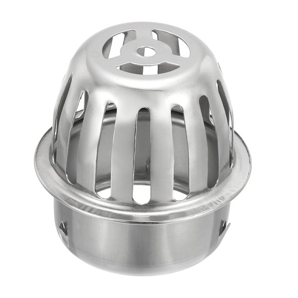 Dome Gutter Guard Filter Stainless Steel Downspout Strainer, Anti-Blocking Outdoor Gutter Cleaning Tool for Stops Leaves Debris