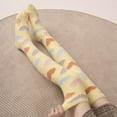 thumbnail image 4 of Roncen Womens Thigh High Fuzzy Socks Warm Winter Over Knee High Long Heart Print Fluffy Cozy Fleece Socks, 4 of 6