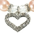 thumbnail image 3 of Xihbxyly Nuevo Collar de Diamantes de Imitación con Forma de Corazón, Elegante Collar de Perlas para Mascotas, Colgante de Corazón Brillante, Joyería de Moda para Mascotas, Diseño Unisex, 30 Cm de La, 3 of 5
