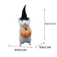 thumbnail image 3 of Puntoco [Ratón De Calabaza De Halloween] Ratón De Fieltro Y Calabaza Pastel De Cumpleaños Bastón De Ratón Sombrero De Ratón Ratón A,Decoración Hogareña, 3 of 3