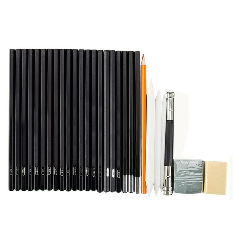 27pcs Sketch Pencil Paint Set Charcoal Student Drawing Painting Tools  Professional Beginner Painter Drawing Art School