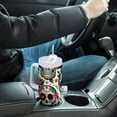 thumbnail image 6 of JSTEL Sugar Skull Day Of Dead Flower 30 oz Tumbler Stainless Steel Water Bottle Vacuum Insulated Cup with Straw Lid & Handle For Travel Car Cup Holder, 6 of 8