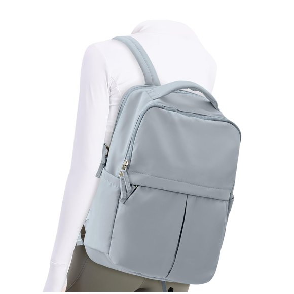 Mochila Suratio para portátil para mujer y hombre, de viaje, azul, 35 x 47 x 14 cm