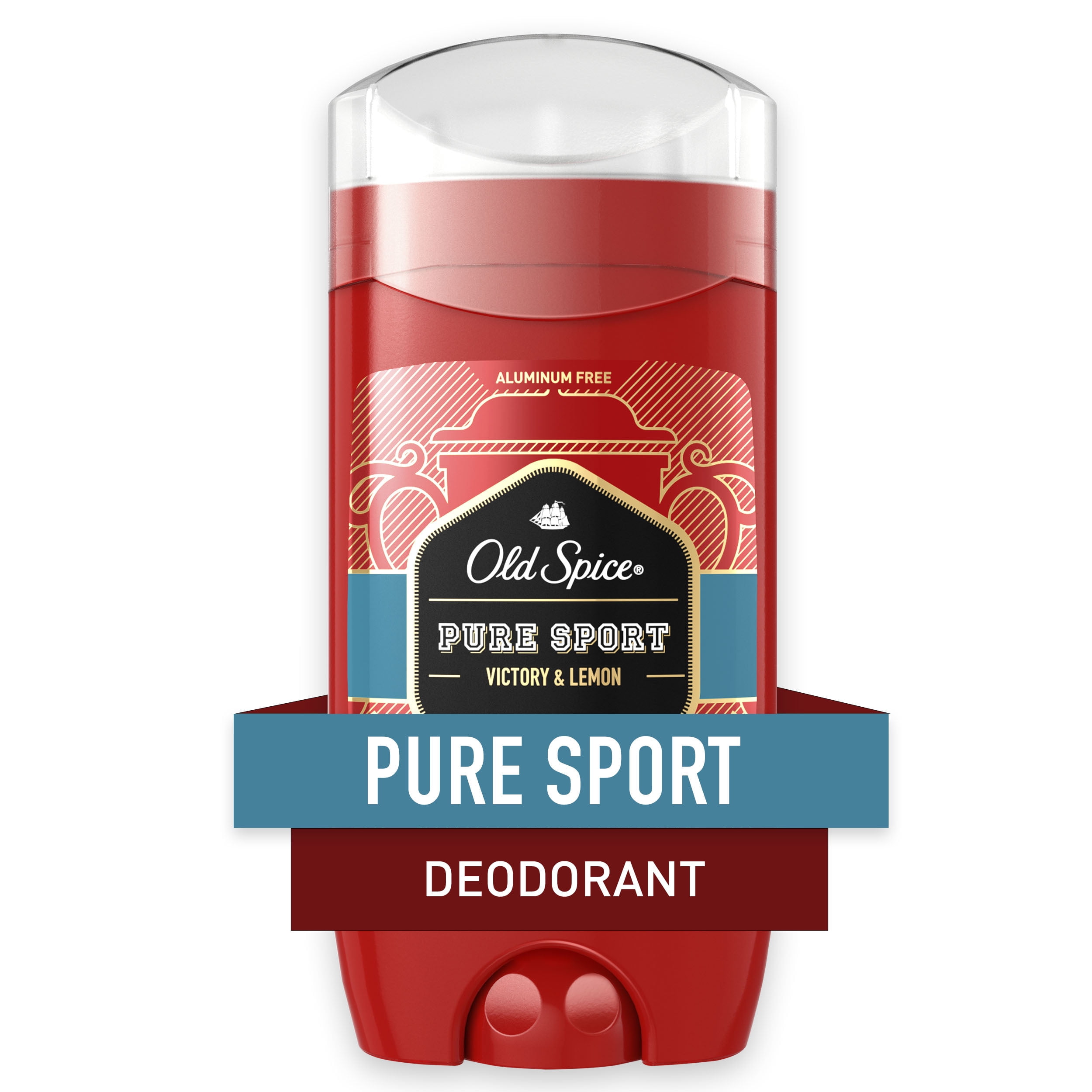 Old Spice Red Collection Deodorant for Men, Pure Sport Scent, 3.0 oz
