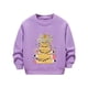 thumbnail image 5 of Cowsor Girls Sweatshirts Kids Cute Graphic Crewneck Pullover Tops Xmas Long Sleeve Holiday Shirts, 5 of 6