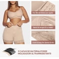 thumbnail image 2 of Panty Short Faja Mujer Colombiana Postparto Moldeador Calzon Modelo Beige Talla L, 2 of 4