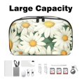 thumbnail image 3 of Daisy Waterproof Oxford Cloth Travel Case for Electronic Devices, USB Organizer, Charger Organizer Travel Case, Phone Cable Organizer - 5.9x9.44x3.14 in, 3 of 6