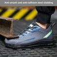 thumbnail image 3 of Work Shoes Men's Safety Shoes Breathable Lightweight Steel Toe Shoes Non-Slip Comfortable Fashion 6-9, 3 of 8