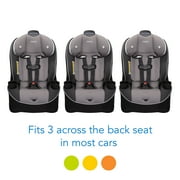 Cosco Kids Easy Elite Slim All-in-One Convertible Car Seat, Black India Ink, Toddler