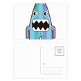 thumbnail image 1 of Universo Alien Monster monstruo azul Set cumpleaños gracias tarjeta postal correo lado 20pcs, 1 of 3
