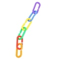 thumbnail image 2 of 100 Durable Plastic Counting C Chain Sugar Glider Hooks Chain Parrot Bird Toy Parts, 2 of 8