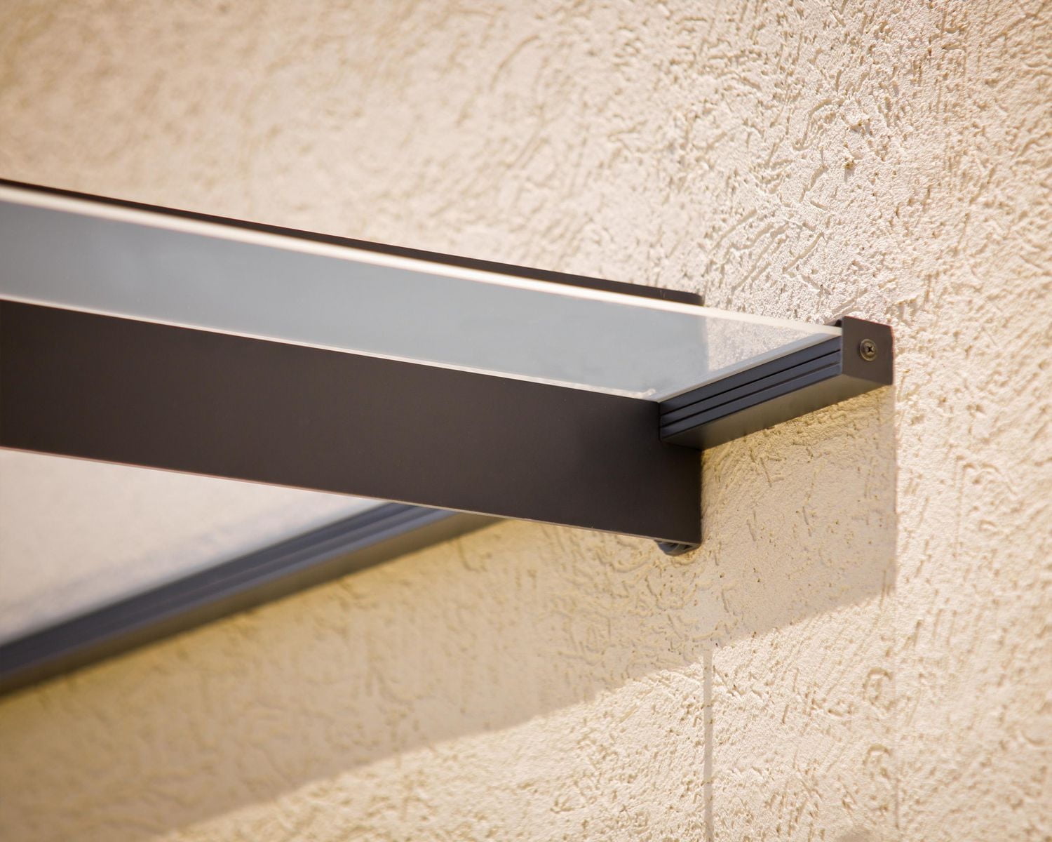 CANOPIA par PALRAM Nancy Auvent fixe pour portes et fenêtres de 3 pi x 10 pi - Gris