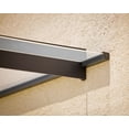 thumbnail image 3 of CANOPIA by PALRAM Nancy 3 ft. x 13.5 ft. Door and Window Fixed Awning - Grey, 3 of 9