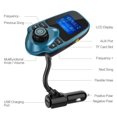 thumbnail image 4 of FL Car Bluetooth FM Transmitter, 1.44" Display Flexible Gooseneck, Handsfree Call Wireless Music Stereo Audio, 4 of 9