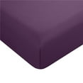 thumbnail image 4 of Microfiber Bed Sheet Set Hotel Style Deep Pocket，Cool & Breathable Bed Sheets Queen，Purple, 4 of 8