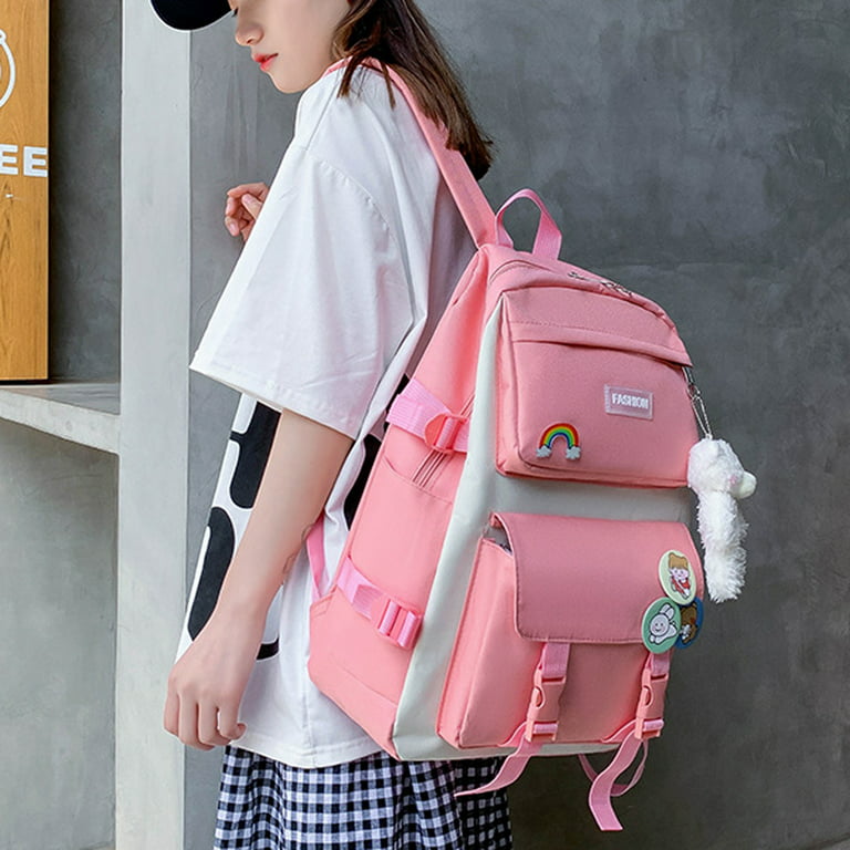 Fashion Backpack Korean University Teenagers Harajuku School Travel  Knapsack Youth Girls Boys Backpack Laptop Bag Women Backpack