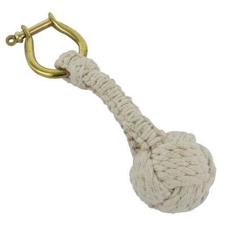 - Nautical Maritime Marine Sailor's Monkey Fist sailor rope knot Keychain key Ring