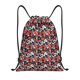 thumbnail image 1 of Fotbe Graffiti Valentine Day Bolsa Mochila con Cordón Estampada, Bolsa de Gimnasio Deportiva, Bolsa Cinch, Bolsa con Cordón para Hombres y Mujeres-Medium, 1 of 6