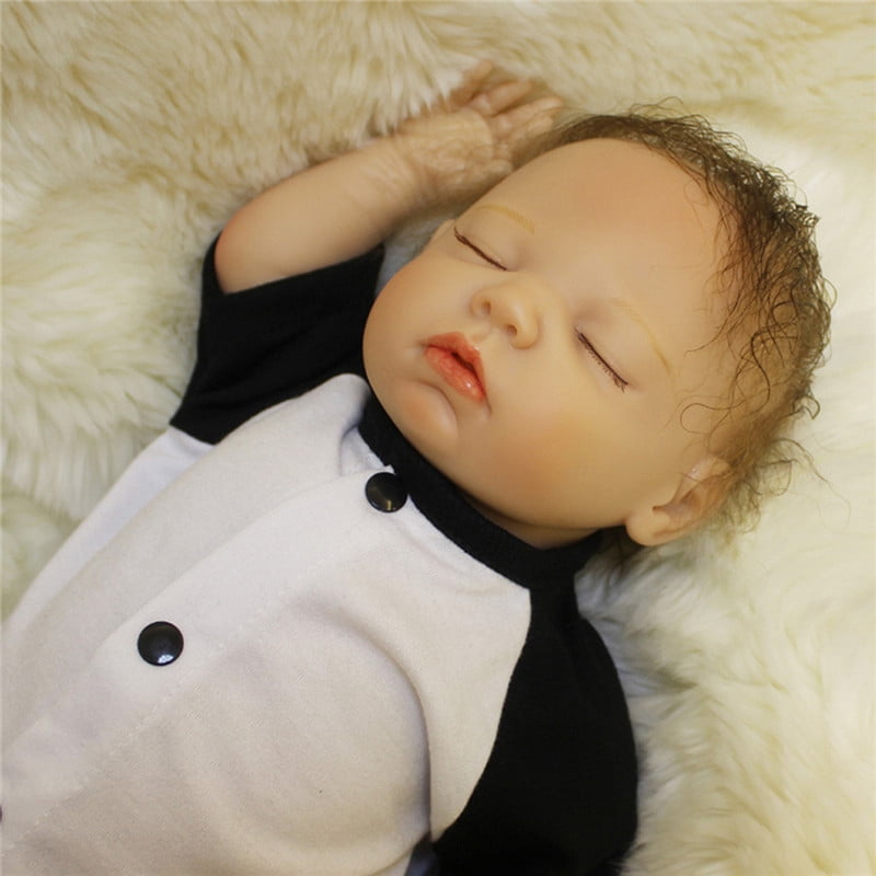 toddler baby sleeping realistic doll