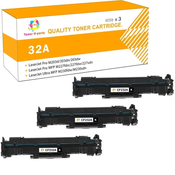 Colorich Compatible for HP 32A CF232A Drum Unit Used for LaserJet Pro M203d 203dn 203dw, Pro MFP M227fdn 227fdw 227sdn, Ultra M206dn, Ultra MFP M230fdw M230sdn (Black,3-Pack)