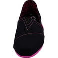 thumbnail image 2 of Skechers BOBS from Women's Plush Peace and Love Flat, Black/Hot Pink, 10 M US, 2 of 5