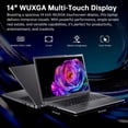 thumbnail image 4 of Acer Aspire 14" FHD Touchscreen Laptop, Intel Core Ultra 5 226V, Intel ARC 130V,16GB DDR5 RAM, 512GB SSD, AI Copilot+ Business Laptop PC, Win 11 Pro, Wi-Fi 6E, w/HDMI Cable/Pen,with Lifetime Office, 4 of 8