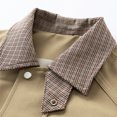 thumbnail image 6 of Tiweut Outdoor Jackets for Men Lightweight Sports Wear Stylish Zipper Versatile Everyday Wear Clothing Khaki,M, 6 of 8
