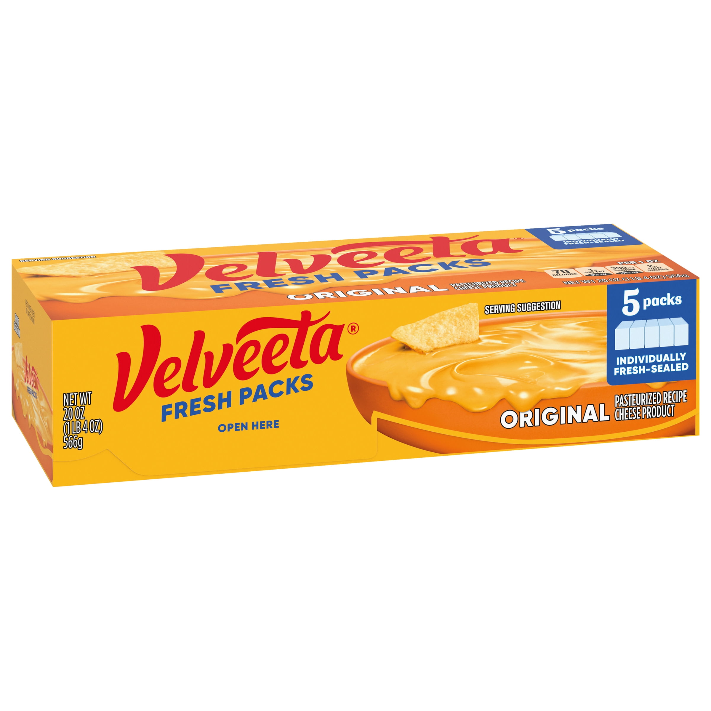 Velveeta Original Melting Cheese Dip & Sauce, 16 Oz Block 