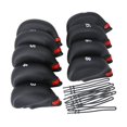 thumbnail image 1 of LOVIVER 9 Pieces Deluxe Golf Driver Headcover Accessories Set Leather Protector Waterproof, 1 of 8