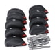 thumbnail image 1 of 9 piezas golf Driver Headcover Set numerado PU se la la adaptaciónción a las Accesorios Funda impermeable, 1 of 9