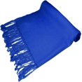 thumbnail image 1 of Royal Blue Solid Color Design Shawl Pashmina Scarf Wrap Stole Seconds NEW, 1 of 4