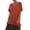 Orange, variant on Kcolen Womens Summer Tops Cap Sleeve V Neck Short Sleeve Summer Relaxed Fit Solid Color Tee Shirts Women Blouses Spring Tops,Red