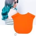 thumbnail image 5 of Peluquería de silicona, corte de pelo, chal para el cuello, envoltura para teñir el cabello, protector para el cuello (naranja)Naranja, 5 of 5
