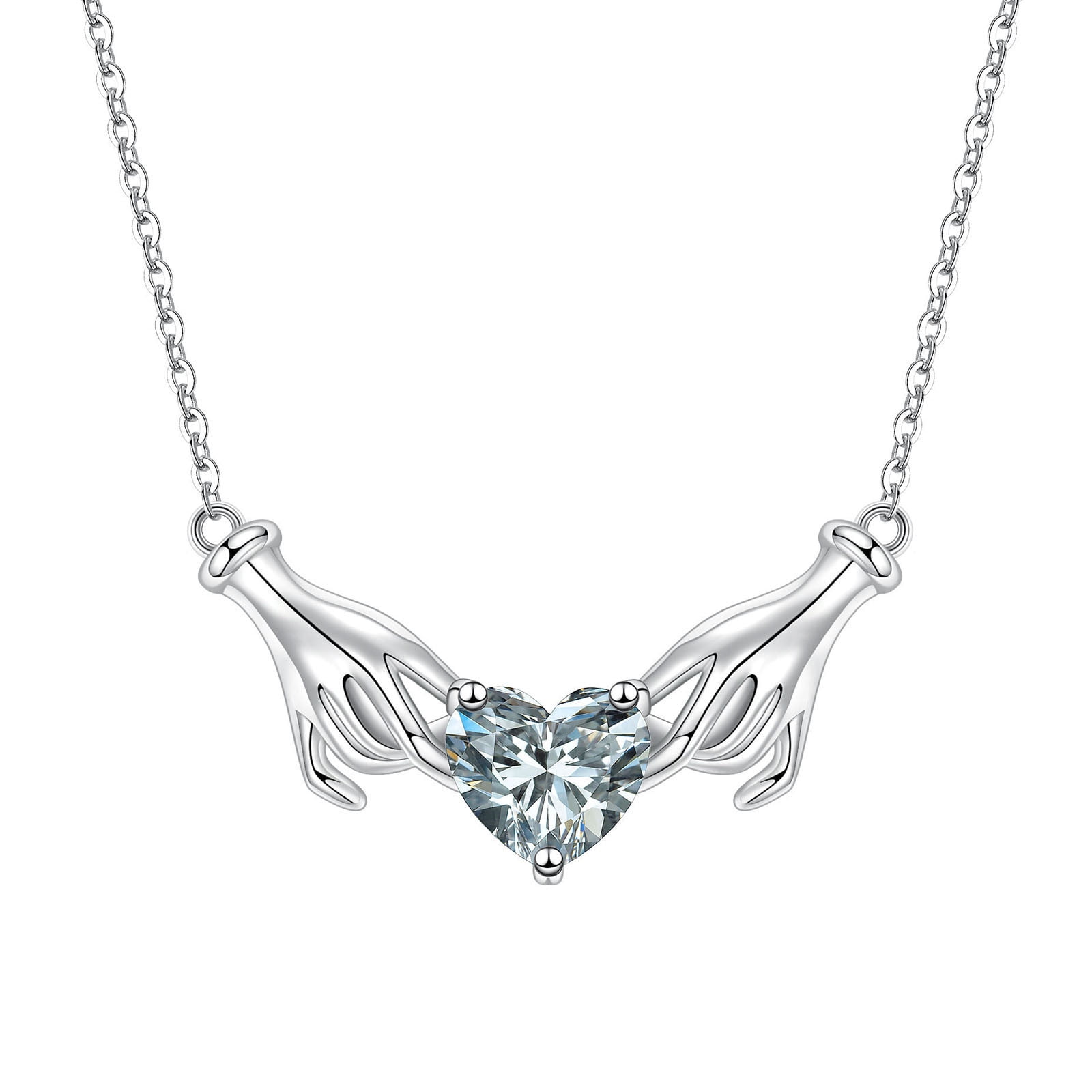 WQQZJJ Necklaces For Women, Fashion Love Pendant Necklaces Love