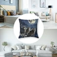 thumbnail image 5 of Throw Pillow Cover Soft Plush Pillowcase with Invisible Zipper Wolfs Decorative Couch Pillow Case Cushion Cover for Sofa Living Room Bedroom Patio, 5 of 7