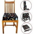 thumbnail image 4 of Silla de comedor infantil extraíble y lavable con asiento elevado (negro), 4 of 5