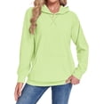 thumbnail image 3 of TARAINYA Women Oversized Crewneck Hoodies Long Sleeve Pullover Sweatshirt with Pockets, 3 of 9