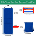 thumbnail image 7 of Visual Schedule for Kids Chore Chart, Daily Schedule Board Routine Pocket Chart Cards, for Home School with 96 Cards, 7 of 7