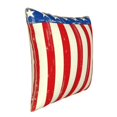 thumbnail image 2 of Susaid America Flags2 Print Velvet Throw Pillow Covers Home Art Deco Pillowcase Square Pillow Case Cushion Cover for Bed Sofa Living Room Car Indoor and Outdoor-18"x18", 2 of 8